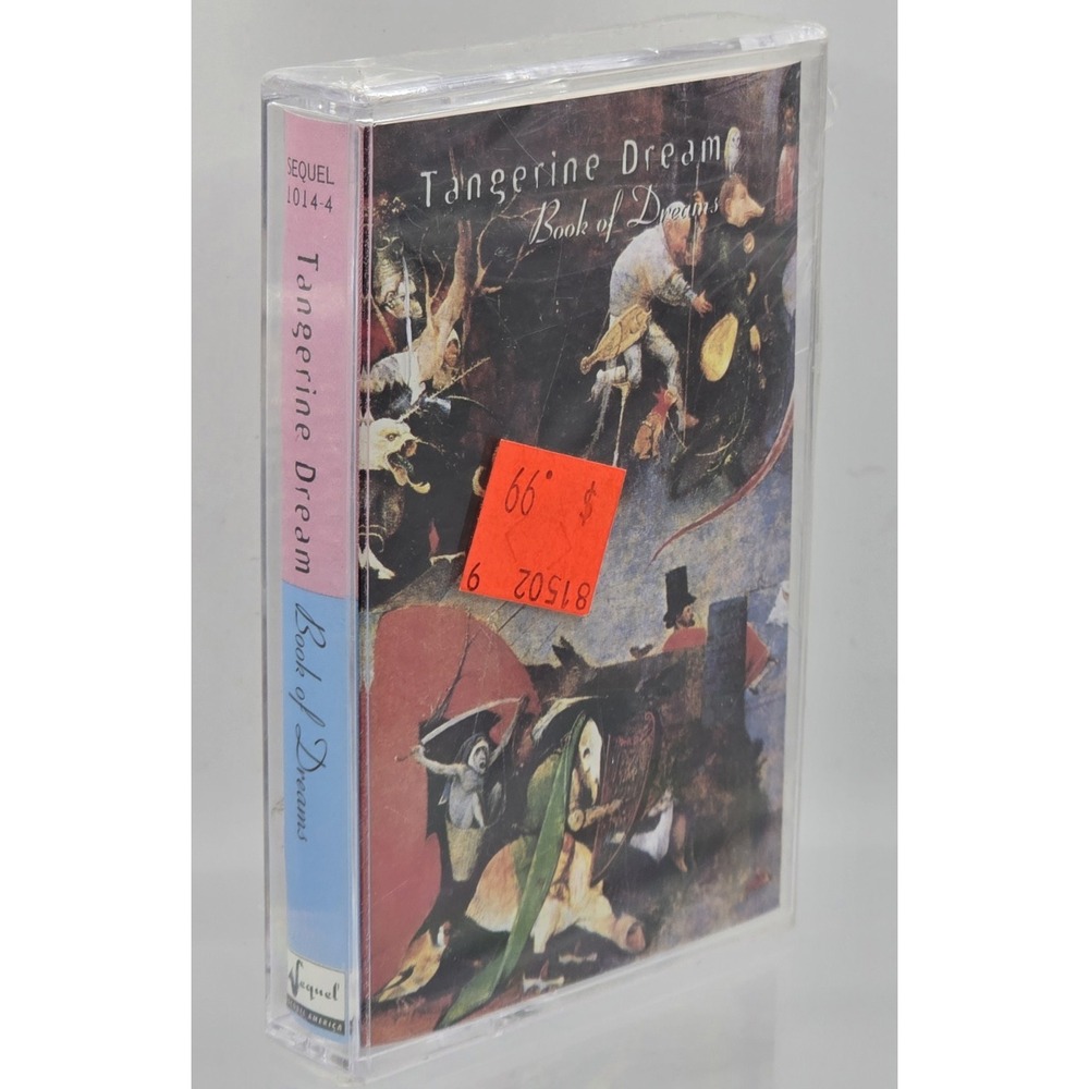 TANGERINE DREAM - BOOK OF‎ DREAMS (1995) - ROCK CASSETTE - SEALED!  OOP!